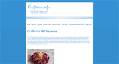 Desktop Screenshot of craftideas.info