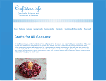 Tablet Screenshot of craftideas.info